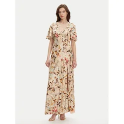 Guess Večerna obleka W5YK01 WHEZ2 Bež Regular Fit