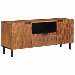 TV ormar Finš acacije smeđa 105 x 33 x 46 cm Čvrsto drvo manga