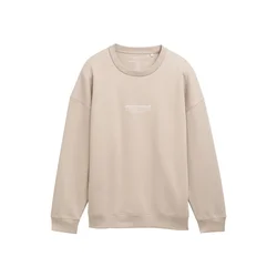 TOM TAILOR DENIM Majica greige/bela