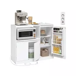 Songmics Kuhinjska omara 40x90x90 cm bela