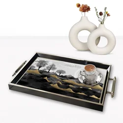 Aberto Design Poslužavnik TPG9827 50 x 29 x 3.5 cm, Šareni