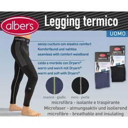 Albers Legging Termico Muške Crne L-XL