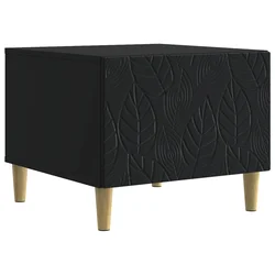Kava Stol Crna 50 x 49 x 40 cm Konstruirano drvo