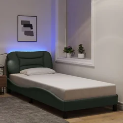 Okvir kreveta s LED-om bez madraca Hvar 90x200 cm od tkanine