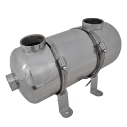 VIDAXL toplotni izmenjevalec za bazen (355x134mm), 40kW