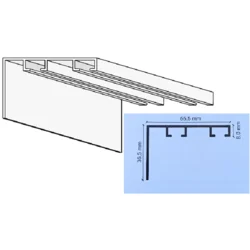 Sense Home aluminijumska plafonska garnišna 261681