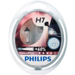 PHILIPS par žarnic VisionPlus H7