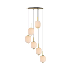 Zuma Line 003064-034750- LED luster na sajli AKARI LED/34W/230V prečnik 50,5 cm zlatna