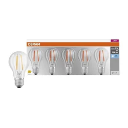 Komplet od 5 LED sijalica BASE CLASSIC FILAMENT A60 E27/7W/230V 4000K - Osram