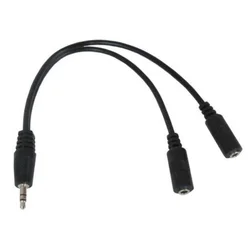 GEMBIRD 3.5mm stereo na 2x3.5mm stereo socket splitter kabl/ 10cm (CCA-415-0.1M)