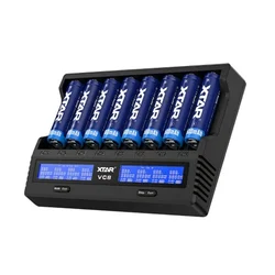 Xtar Univerzalni punjač akumulatora do 8 kom. sa displejem ( XTAR-VC8S )