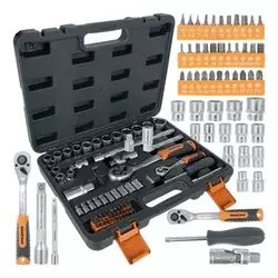 Bigstreen set alata 72 dijela – gedore 1/4 i 1/2, 72T čegrtaljke