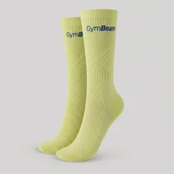 GymBeam Running Socks Lime Green