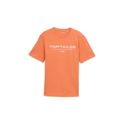 TOM TAILOR Majica korala/bela