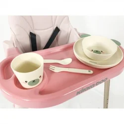 KikkaBoo Set posuđa od bambusa Bear Mint (KKB90071)