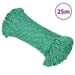 Brodski konop zeleni 4 mm 25 m od polipropilena