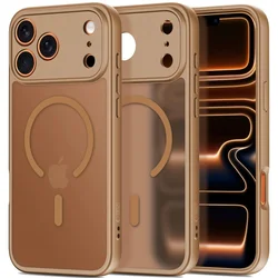 Tech-protect BasicMag MagSafe ovitek za iPhone 17 Pro Max, rjav