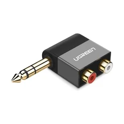 Adapter 6.35mm M - 2xRCA F AV147 Ugreen