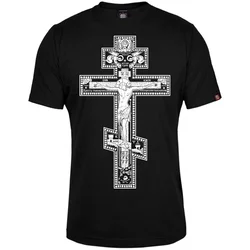 011Shop Muška majica kratkih rukava, Raspeće, Crna