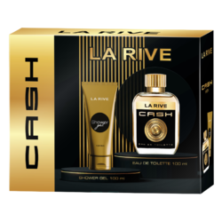 LA RIVE - Set CASH FOR MEN EDT 100ml/SG 100ml