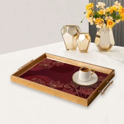 Aberto Design Poslužavnik TPEA9765 50 x 29 x 3.5 cm, Šareni