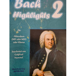 BACH HIGHLIGHTS VOL.2 AKKORDEON SOLO