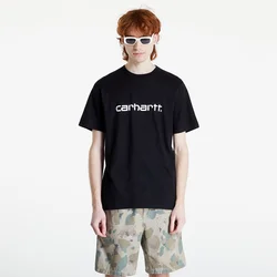 Majice Carhartt WIP S/S Script T-Shirt Black/ White M