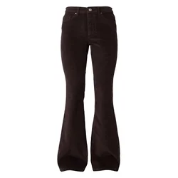 Vero Moda Tall Hlače VMTESSA temno rjava