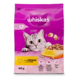 Whiskas 1+ s perutnino, 800 g