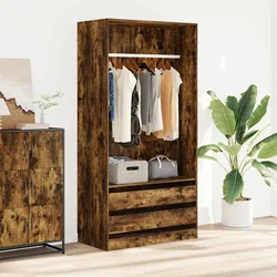 Vidaxl Garderobna omara 100x50x200 cm