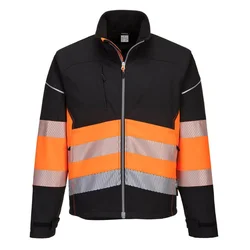 shumee SOFTSHELLJACKA MED HÖG VARSEL PW375BKO STORLEK XL - KUR 375O XL