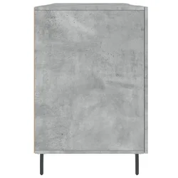 Radni stol boja betona 140 x 50 x 75 cm od konstruiranog drva