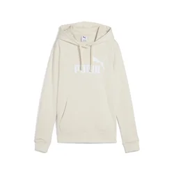 Puma ESS NO. 1 LOGO HOODIE TR (S), ženski pulover, bež 682391