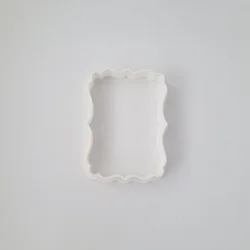 KREATIVNI SLATKIŠI Modla za kolače i ukrase Ram sekač 1, 10 cm, Bela