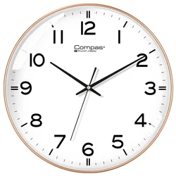Compas Zidni sat 3294A, 35 cm, Zlatne boje