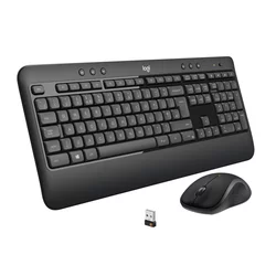 Logitech 920-008685 MK540 Wireless RF Wireless Membrane QWERTY black,White Mouse included (920-008685)