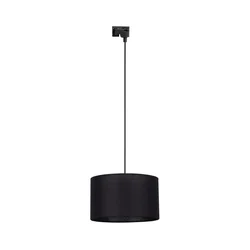 Luster na sajli za šinski sistem TRACER 1xE27/15W/230V prečnik 38 cm crna