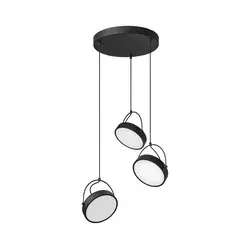 Osram - LED luster na sajli DECOR PUCK 3xLED/12W/230V CRI 90 crna