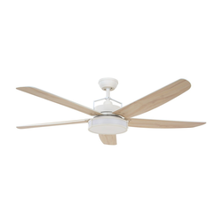 Lucci air 213176-LED Plafonski ventilator LOUISVILLE 1xGX53/18W/230V drvo/bela+daljinski upravljač