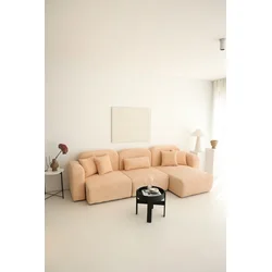 ATELIER DEL SOFA Ugaona sofa Kuba Powder