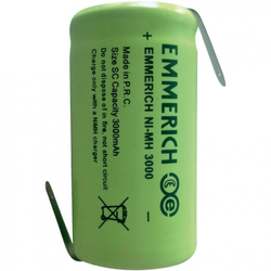 Emmerich SUB-C NiMH baterija ZLF Emmerich 1.2 V 3000 mAh ( x V) 22.5mm x 43 mm