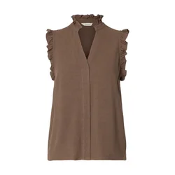 SELECTED Bluza SLFViva temno rjava