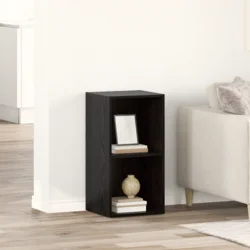 Set TV komoda Zidne Crna 72 x 35 x 37 cm Konstruirano drvo
