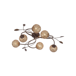 Paul Neuhaus 6398-48 - Plafonski luster GRETA 6xG9/40W/230V