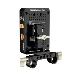 ZGCINE V Mount PlateVP2 Kit3with Adjustable Arm