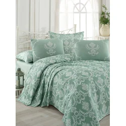 Hanah home Set Single prekrivač Pure, 160x235cm, Svetlozelena