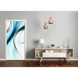 tulup.si Nalepka na vratih Abstraktna val 95x205 cm