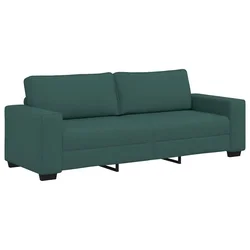 Vidaxl Trosed temno zelen 220x77x82 cm blago