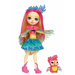 Mattel Enchantimals lutka Peeki i papiga