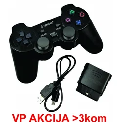 JPD-THRILLERSHOCK 3 Gembird Bezicni gamepad sa dvostrukom vibracijom, PS2 / PS3 / PC
